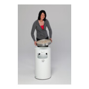 VAR Abfallsammler/Ascher H 70K weiß 37,4 l