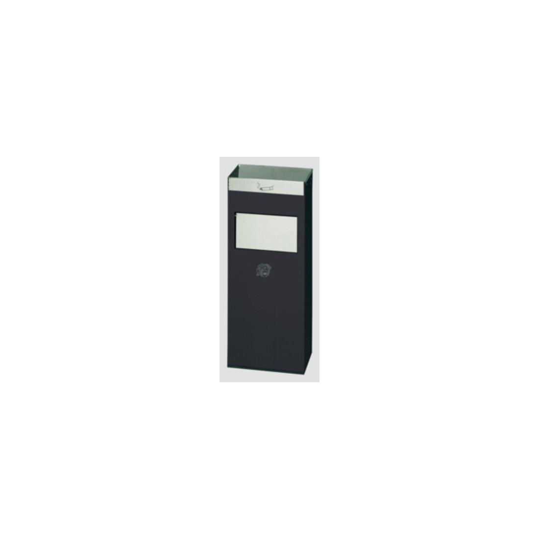 VAR Abfallsammler/Ascher H 77 anthrazit 2 l/21 l