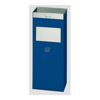 VAR Abfallsammler/Ascher H 77 enzianblau 2 l/21 l