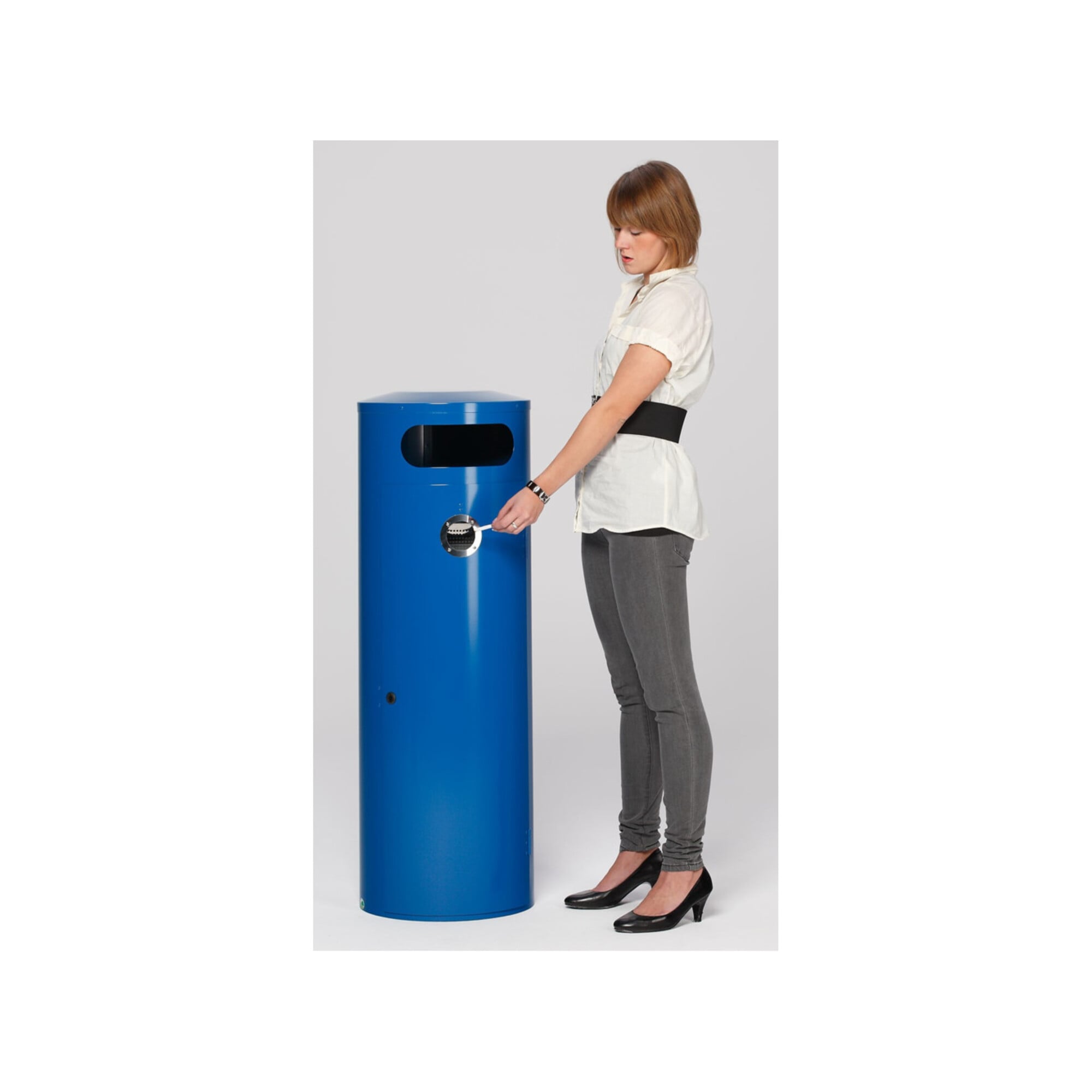 VAR Abfallsammler/Ascher KS 90 enzianblau 90 l