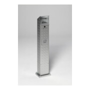 VAR Abfallsammler/Ascher-Säule SG 115 Alu eloxiert 2 l/5 l