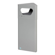 VAR Abfallsammler DE 41, verschließbar, mit Inneneinsatz VA