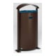 VAR Abfallsammler E 03 deep-brown 90 l-1