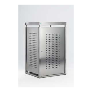 VAR Armoire pour poubelle, inox, pour poubelle inox inox