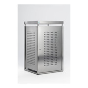 VAR Armoire pour poubelle, inox, pour poubelle inox inox
