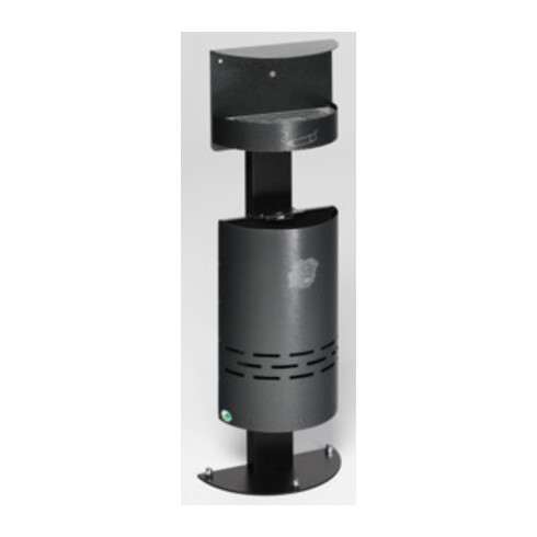 VAR Ascher/Abfall-Kombination H 98 antik-silber struktur 13 l