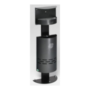 VAR Ascher/Abfall-Kombination H 98 antik-silber struktur 13 l