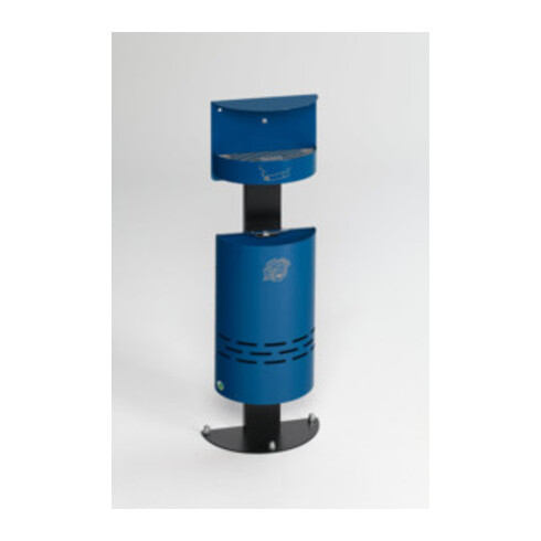 VAR Ascher/Abfall-Kombination H 98 enzianblau (RAL 5010) 13 l