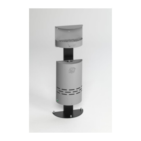 VAR Ascher/Abfall-Kombination H 98 silber 13 l