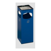 VAR Ascher/Abfallsammler mit 4-fach Einwurf enzianblau 28 l