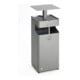VAR Ascher/Abfallsammler mit Dach B 35 silber 38 l-1