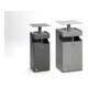 VAR Ascher/Abfallsammler mit Dach B 45 silber 72 l-1