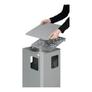 VAR Ascher E14 mit Dach Silber-5