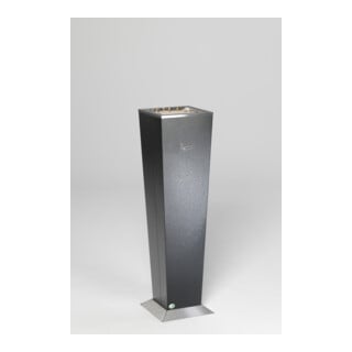 VAR Ascher H 110 mit Aschereinsatz antik-silber