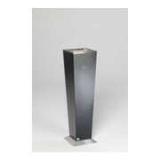 VAR Ascher H 110 mit Aschereinsatz antik-silber