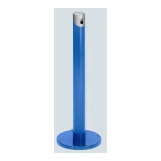VAR Ascher-Standsäule SG 105 R Korpus enzianblau - Kopfteil silber 2 l
