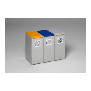 Conteneur en plastique VAR 3 fois sans couvercle