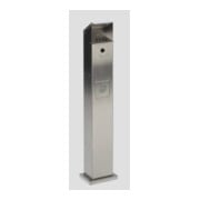 VAR Cendrier/Collecteur de déchets colonne SG 115 inox 2 l/5 l