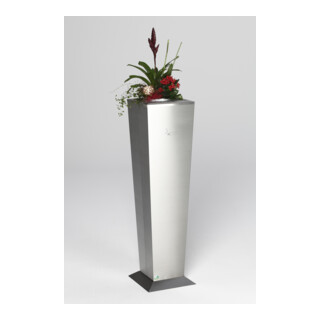 VAR Cendrier H 110 avec insert cendres/insert pour plantes inox 1,4 l