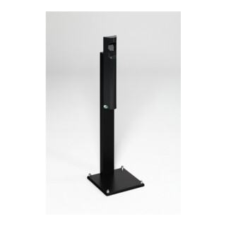 VAR Cendrier mural B 12 avec pied anthracite 3,5 l