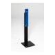 VAR Cendrier mural B 12 avec pied, bleu gentiane, 3,5 l-1