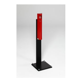 VAR Cendrier mural B 12 avec pied rouge 3,5 l