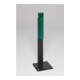 VAR Cendrier mural B 12 verrouillable avec pied mousse vert 3,5 l-1