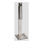 VAR Cendrier mural B 12 verrouillable inox avec pied inox 3,5 l