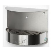 VAR Cendrier mural H 23 verrouillable inox mat 1,5 l