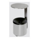 VAR Cendrier mural WH 10 avec toit VA argent 0,6 l-1