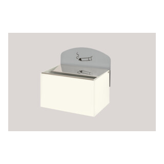 VAR Cendrier mural WH 13 avec panneau blanc 0,8 l