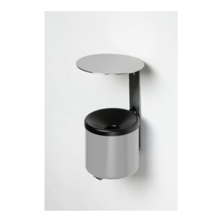 VAR Cendrier mural WH 16 avec toit VA argent 2,4 l
