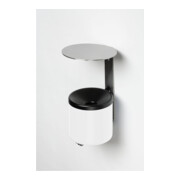VAR Cendrier mural WH 16 avec toit VA blanc 2,4 l