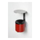 VAR Cendrier mural WH 16 avec toit VA rouge 2,4 l-1