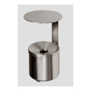 VAR Cendrier mural WH 16 en inox avec toit VA 2,4 l