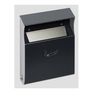 VAR Cendrier mural WH 28 anthracite 2 l