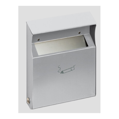 VAR Cendrier mural WH 28 argent 2 l