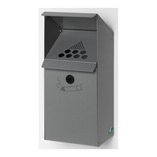 VAR Cendrier mural WH 41 argent 3,7 l
