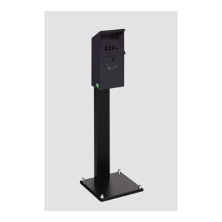 VAR Cendrier mural WH 41 avec pied anthracite 3,7 l