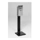 VAR Cendrier mural WH 41 avec pied argent 3,7 l-1