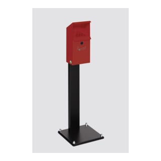 VAR Cendrier mural WH 41 avec pied rouge 3,7 l