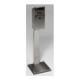 VAR Cendrier mural WH 41 en acier inoxydable avec pied 3,7 l-1