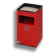 VAR Cendrier mural WH 45 rouge 16 l-1