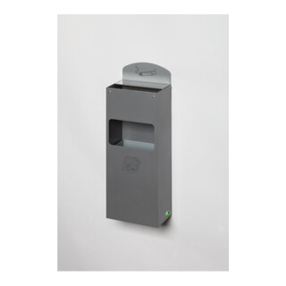 VAR Cendrier mural WH 51 avec plaque argent 0,8 l/4 l