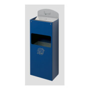 VAR Cendrier mural WH 51 avec plaque bleu gentiane 0,8 l/4 l