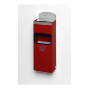 VAR Cendrier mural WH 51 avec plaque rouge 0,8 l/4 l