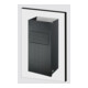 VAR Cendrier mural WH 62 alu anodisé argent antique 2 l/16 l-1
