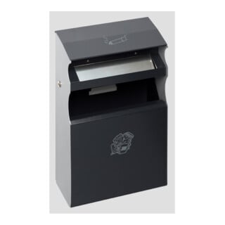 VAR Cendrier mural WH 63 anthracite 15 l