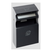 VAR Cendrier mural WH 63 anthracite 15 l