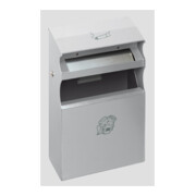 VAR Cendrier mural WH 63 argent 15 l